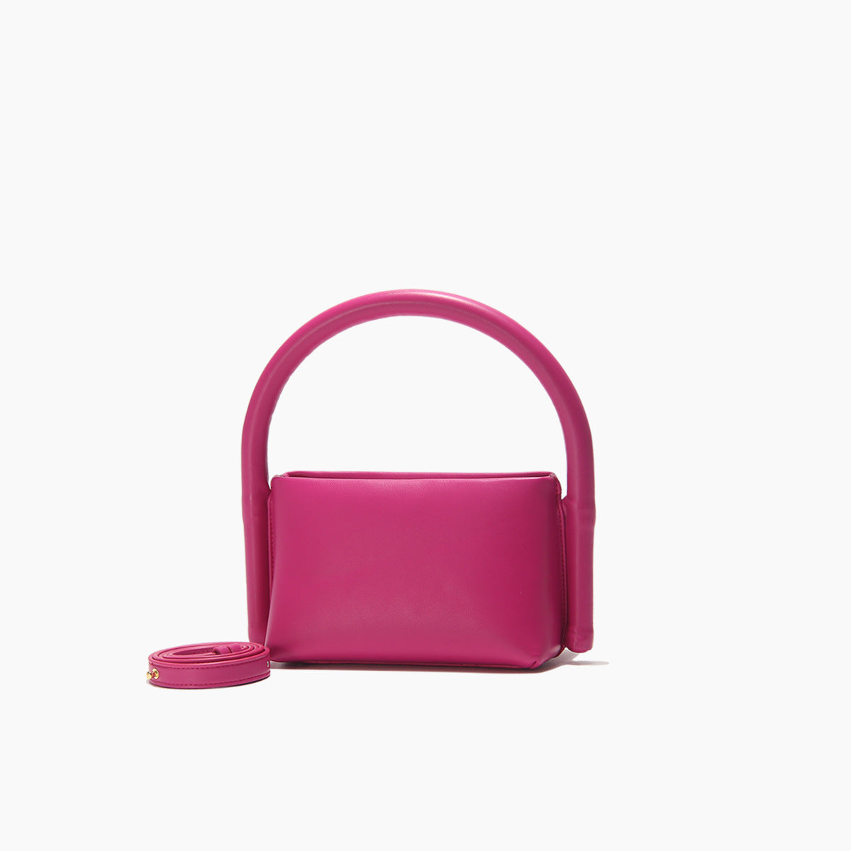 Small Number Single Shoulder Handbag With Cylindrical Handle Pi-Mart