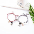 Natural Stone Beads Couple Magnetic Bracelets Pi-Mart