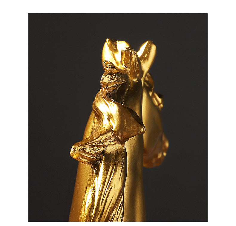 Golden Horse Wine Rack Fashion Pi-Mart