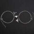2Pcs Heart Magnet Bracelet for Lovers Pi-Mart
