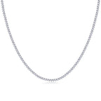 Solitude Luxury Fashion Set Mosan Diamond S925 Silver Necklace Rivaling Natural Diamonds