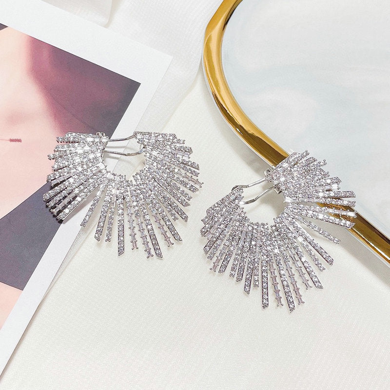 Women's Fashion New Heavy Industry Earrings Pi-Mart