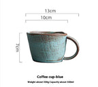 Handcrafted Japanese Pottery Clay Coffee Set