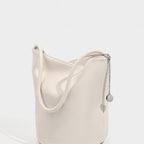 Retro soft leather bucket bag, women's shoulder underarm bag, commuter tote bag - SJB-DIAMOND ELITES