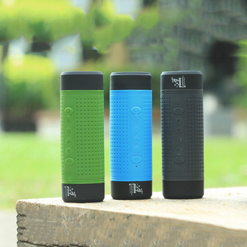 Mini Bicycle Outdoor Bluetooth Speaker Card Radio Flashlight Stereo Handsfree Call Loudspeaker Pi-Mart