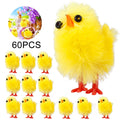 Easter Decoration Chicks 60pcs 3cm High Pi-Mart