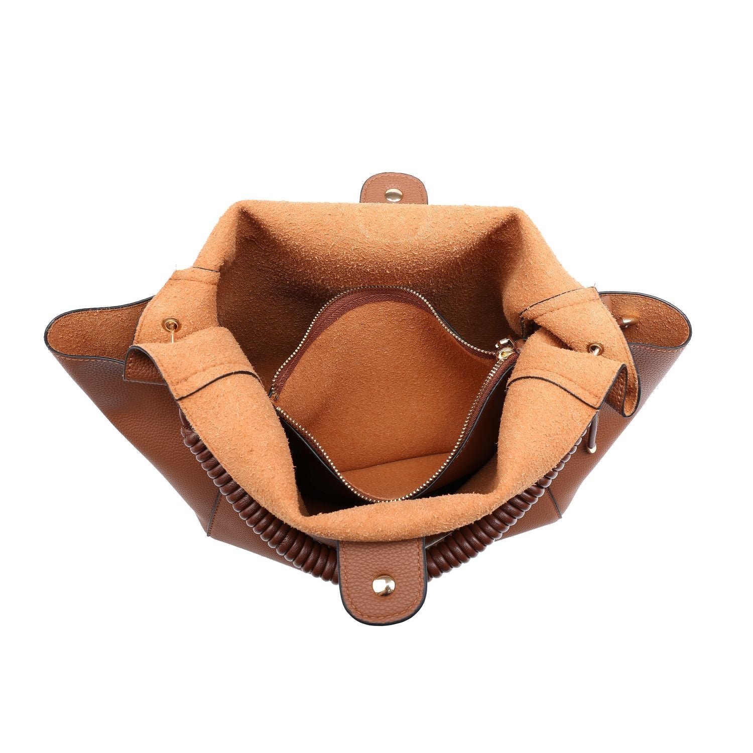 Women's Tote Bag Soft Hobo Bag With Unique Braided Woven Handle, Elegant Shoulder Purse With Matching Wallet Leather Purse Ladies Top-handle Shoulder Bags for Work, Casual, Travel - SJB-DIAMOND ELITES