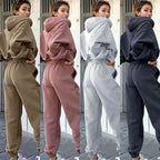 New Style Autumn And Winter Women's New Casual Hoodie Coat Sports Suit - SJB-DIAMOND ELITES