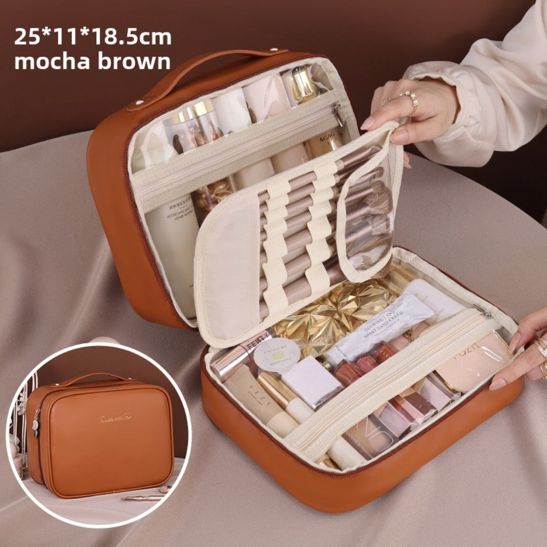 Multifunctional cosmetic bag, large capacity waterproof cosmetic bag, storage bag, makeup bag organizer,Makeup bag with compartments, - SJB-DIAMOND ELITES