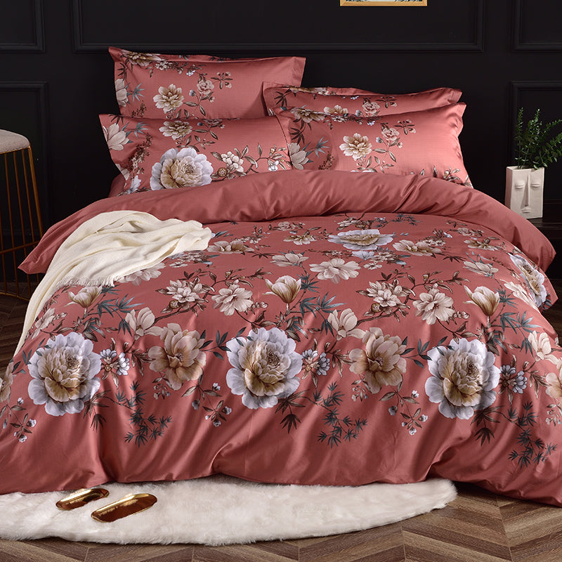 Double-sided Silky Cotton Duvet Cover Bedding Pi-Mart