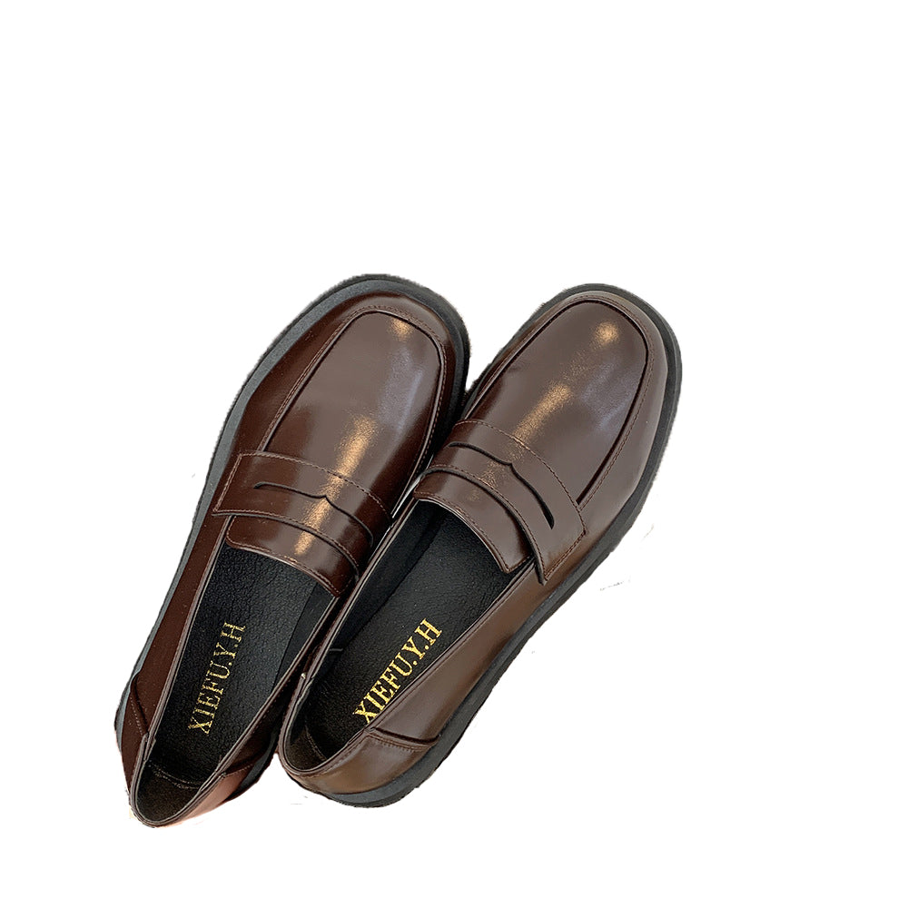 Surround Toe Leather Shoes Retro Western Loafers Style SH08210502 - SJB-DIAMOND ELITES
