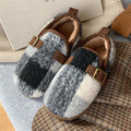 Women's Retro Plaid Cotton Slippers Pi-Mart