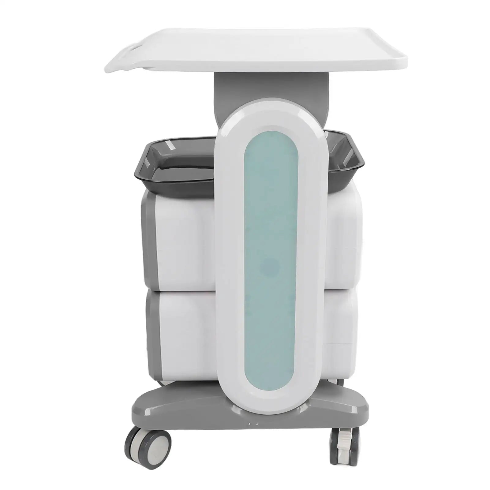 Mobile Medical Trolley Cart Enlarged Tabletop Double Drawer Multifunctional Medical Cart for Beauty Salon Clinic - SJB-DIAMOND ELITES