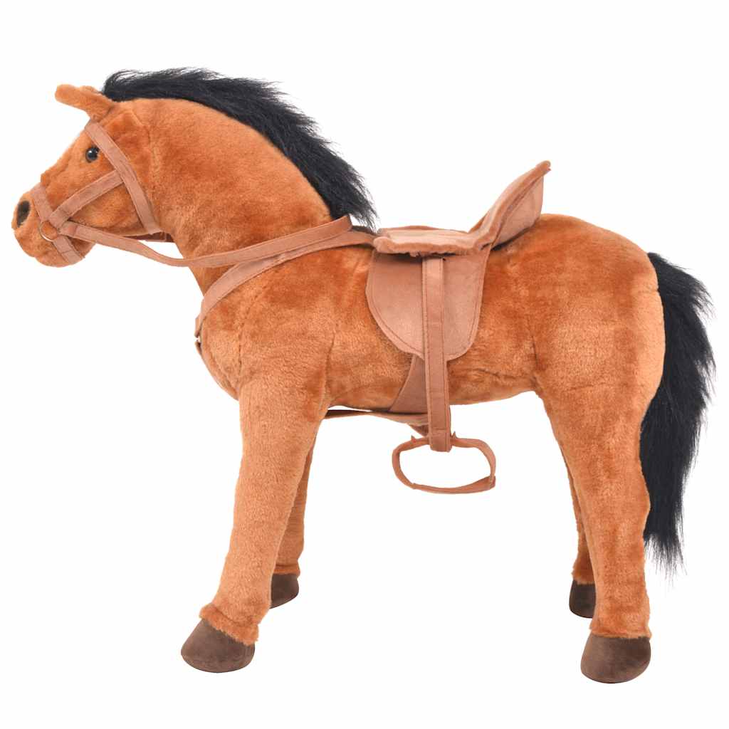 Plush Horse Standing Plush   Plush Horse Lootquake LLC