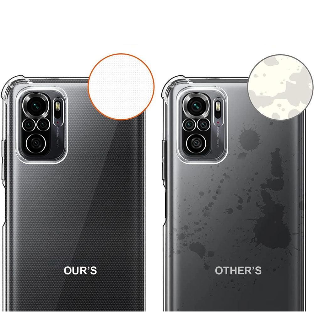 3D Airbag Shockproof Silicone Phone Case For Xiaomi Redmi Note 10 Pro Max Note 10s 10T 10 Pro 4G 5G Clear Ultra Thin Soft Case Shockproof Protective Corners Thin Soft Transparent Protective Case Flexible Transparent Mobile Phone Case Clear Shockproof Case Stevvex