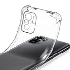 3D Airbag Shockproof Silicone Phone Case For Xiaomi Redmi Note 10 Pro Max Note 10s 10T 10 Pro 4G 5G Clear Ultra Thin Soft Case Shockproof Protective Corners Thin Soft Transparent Protective Case Flexible Transparent Mobile Phone Case Clear Shockproof Case Stevvex