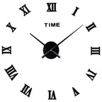3D Big Acrylic Mirror Wall Clock Quartz Watch Still Life Clocks Frameless Wall Clock 3D Surface Mirror Wall Clock Modern Design Large Mute Wall Watches Stickers for Living Room Bedroom Home Decorations Modern Home Decoration Living Room Stickers