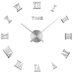 3D Big Acrylic Mirror Wall Clock Quartz Watch Still Life Clocks Frameless Wall Clock 3D Surface Mirror Wall Clock Modern Design Large Mute Wall Watches Stickers for Living Room Bedroom Home Decorations Modern Home Decoration Living Room Stickers