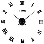 3D Big Acrylic Mirror Wall Clock Quartz Watch Still Life Clocks Frameless Wall Clock 3D Surface Mirror Wall Clock Modern Design Large Mute Wall Watches Stickers for Living Room Bedroom Home Decorations Modern Home Decoration Living Room Stickers