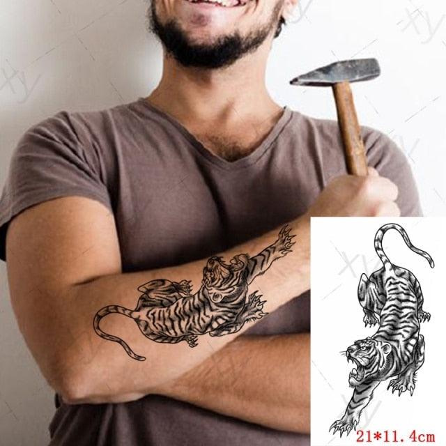 3D Butterfly Waterproof Temporary Tattoo Sticker Snake Flowers Elegant Small Popular Tattoo For Womens Mens Stevvex