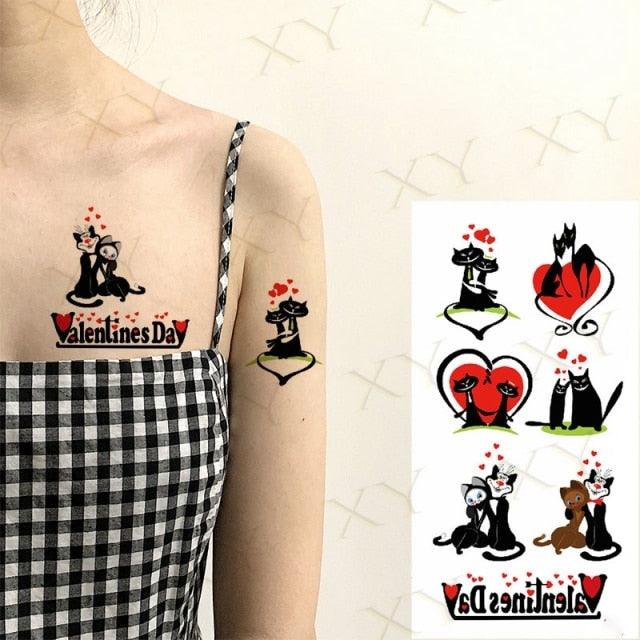 3D Butterfly Waterproof Temporary Tattoo Sticker Snake Flowers Elegant Small Popular Tattoo For Womens Mens Stevvex