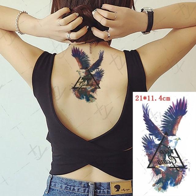 3D Butterfly Waterproof Temporary Tattoo Sticker Snake Flowers Elegant Small Popular Tattoo For Womens Mens Stevvex
