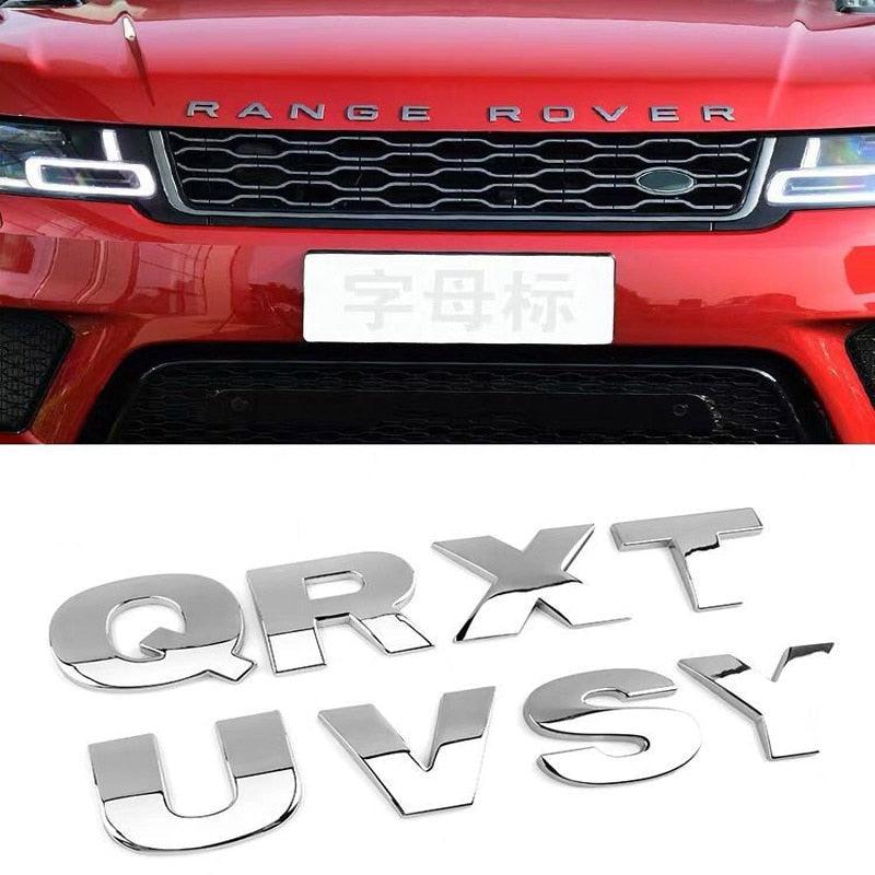 3D Car Stickers Metal Alphabet Car Letters Numbers Decal Sticker, Metal Emblem Decal Logo Trim Badge Silver Black Badge Chrome Letters Numbers Logo Car Stickers Automobiles Plastic Car Letters Number Sticker 3D Emblem Accessories Stickers Stevvex