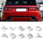 3D Car Stickers Metal Alphabet Car Letters Numbers Decal Sticker, Metal Emblem Decal Logo Trim Badge Silver Black Badge Chrome Letters Numbers Logo Car Stickers Automobiles Plastic Car Letters Number Sticker 3D Emblem Accessories Stickers Stevvex