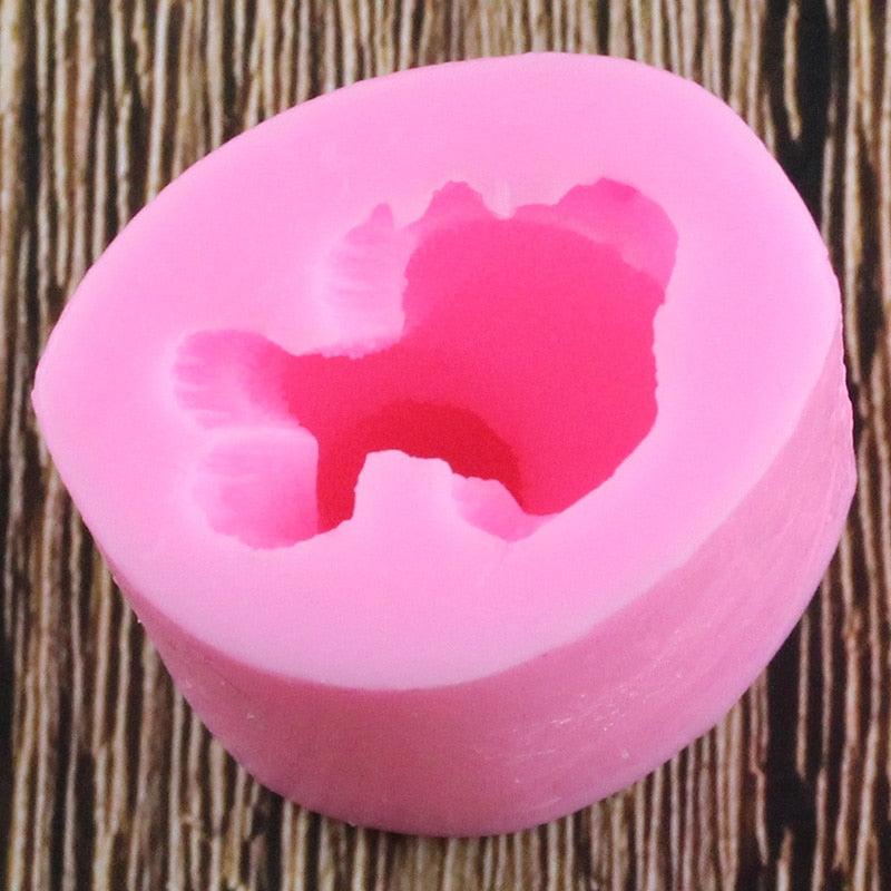 3D Cat Candle Silicone Molds Soap Mold Cake Decorating Tools Cake Baking Candy Chocolate Gumpaste Moulds Kitten Candle Mold Cute Cat Silicone Mold For Fondant Mini Soap Stevvex