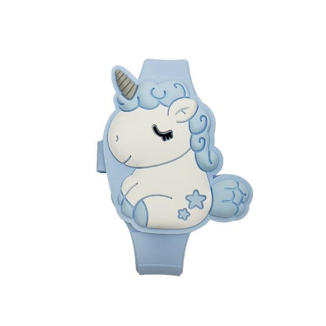 3D Childrens Watch Cute Unicorn LED Electronic Kids Watches Boys Girls Silicone Toy Wristwatches Learning Time 3D Cute Toddler Shape Clamshell Design Kids Digital Led Watch For Kids Birthday Presents Gifts Stevvex