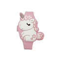 3D Childrens Watch Cute Unicorn LED Electronic Kids Watches Boys Girls Silicone Toy Wristwatches Learning Time 3D Cute Toddler Shape Clamshell Design Kids Digital Led Watch For Kids Birthday Presents Gifts Stevvex
