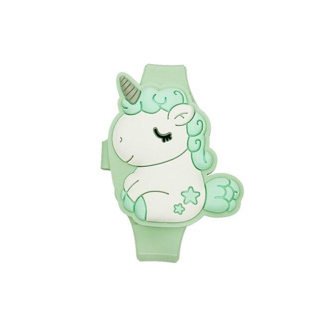 3D Childrens Watch Cute Unicorn LED Electronic Kids Watches Boys Girls Silicone Toy Wristwatches Learning Time 3D Cute Toddler Shape Clamshell Design Kids Digital Led Watch For Kids Birthday Presents Gifts Stevvex