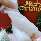 3D Christmas Candle Silicone Mold Santa Claus Christmas Tree 3D Silicone Candle Resin Mold DIY Aromatherapy Wax Candle Soap Concrete Clay Craft Cake Home Party Decor Creative DIY Scented Aromatherapy Candle Making Mold Decor Stevvex