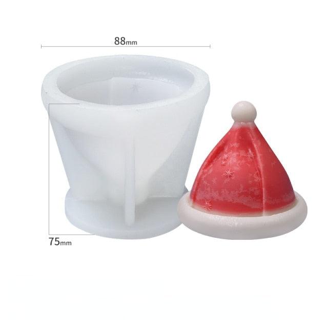 3D Christmas Tree Candle Mold DIY Scented Candle Christmas Tree Silicone Mold Candle Soap Mold Flexible Mold For Candle Making Pine Tree Molds DIY Cake Decorating Candle Silicone Mold Pine Tree Resin Soap Mold Christmas Gift Craft Home Decor Stevvex