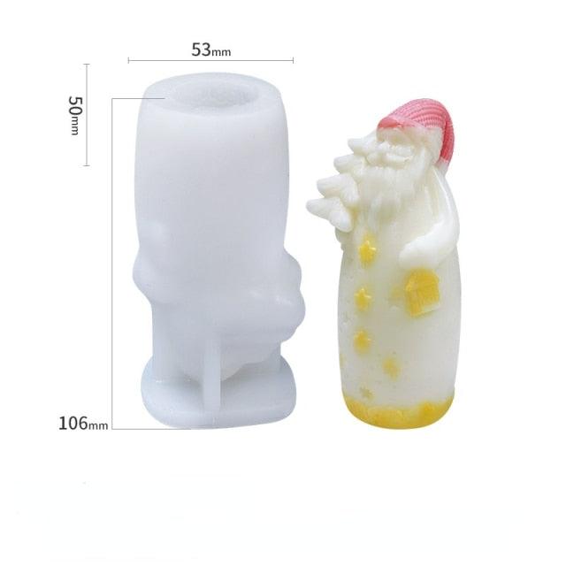 3D Christmas Tree Candle Mold DIY Scented Candle Christmas Tree Silicone Mold Candle Soap Mold Flexible Mold For Candle Making Pine Tree Molds DIY Cake Decorating Candle Silicone Mold Pine Tree Resin Soap Mold Christmas Gift Craft Home Decor Stevvex