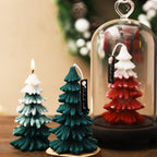 3D Christmas Tree Candle Mold DIY Scented Candle Christmas Tree Silicone Mold Candle Soap Mold Flexible Mold For Candle Making Pine Tree Molds DIY Cake Decorating Candle Silicone Mold Pine Tree Resin Soap Mold Christmas Gift Craft Home Decor Stevvex
