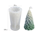 3D Christmas Tree Candle Mold DIY Scented Candle Christmas Tree Silicone Mold Candle Soap Mold Flexible Mold For Candle Making Pine Tree Molds DIY Cake Decorating Candle Silicone Mold Pine Tree Resin Soap Mold Christmas Gift Craft Home Decor Stevvex