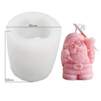 3D Christmas Tree Candle Mold DIY Scented Candle Christmas Tree Silicone Mold Candle Soap Mold Flexible Mold For Candle Making Pine Tree Molds DIY Cake Decorating Candle Silicone Mold Pine Tree Resin Soap Mold Christmas Gift Craft Home Decor Stevvex