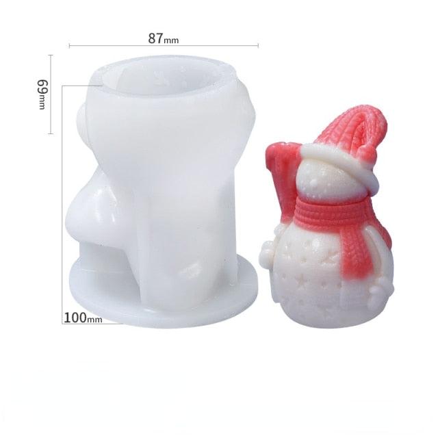 3D Christmas Tree Candle Mold DIY Scented Candle Christmas Tree Silicone Mold Candle Soap Mold Flexible Mold For Candle Making Pine Tree Molds DIY Cake Decorating Candle Silicone Mold Pine Tree Resin Soap Mold Christmas Gift Craft Home Decor Stevvex