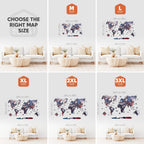 3D Wooden World Map Alcor Enjoy The Wood