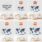 3D Wooden World Map Space Enjoy The Wood