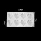 3D Diamond Love Heart Food Grade Mold Shaped Silicone With Dessert Decorating Cakes Mould For Birthday Fondant Chocolate Baking Diamond Heart Love Shape Silicone Mousse Cake Dessert Chocolate Mold Stevvex