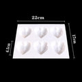 3D Diamond Love Heart Food Grade Mold Shaped Silicone With Dessert Decorating Cakes Mould For Birthday Fondant Chocolate Baking Diamond Heart Love Shape Silicone Mousse Cake Dessert Chocolate Mold Stevvex