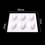 3D Diamond Love Heart Food Grade Mold Shaped Silicone With Dessert Decorating Cakes Mould For Birthday Fondant Chocolate Baking Diamond Heart Love Shape Silicone Mousse Cake Dessert Chocolate Mold Stevvex