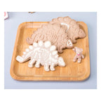3D Dinosaur Cookie Cutters Mold Dinosaur Biscuit Cartoon Mould Sugarcraft Dessert Baking Silicone Mold For Sop Cake Decor Tool Dinosaur Fossil Cookie Making Molds Stamps For Kitchen Stevvex