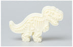 3D Dinosaur Cookie Cutters Mold Dinosaur Biscuit Cartoon Mould Sugarcraft Dessert Baking Silicone Mold For Sop Cake Decor Tool Dinosaur Fossil Cookie Making Molds Stamps For Kitchen Stevvex
