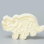 3D Dinosaur Cookie Cutters Mold Dinosaur Biscuit Cartoon Mould Sugarcraft Dessert Baking Silicone Mold For Sop Cake Decor Tool Dinosaur Fossil Cookie Making Molds Stamps For Kitchen Stevvex