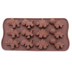 3D Dinosaur Silicone Fondant Mould Cake Chocolate Candy Fondant Candle Soap Craft Cake Mold Baking Cute Dinosaur Silicone Cake Molds Kid's Dino Chocolate Mold Tray Stevvex