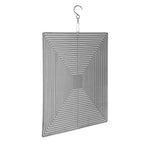 3D Drop-shaped Rotating Wind Spinner Outdoor Metal Sculptures Flowing Stainless Steel Wind Chimes Flowing-Light Effect Design Home Garden Decoration Outdoor Hanging Decor Gift Wind Spinners Mirrored Patio Wind Chime Yard Decor Stevvex