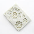3D Flower Shape Silicone Mold Chocolate Sugar Cookies Chocolate Mould Cake Lace Decoration Clay Mold Kitchen Baking Tool Fondant Molds Mini Flower Mold Non-stick Silicone Molds For Cake Decorating Stevvex